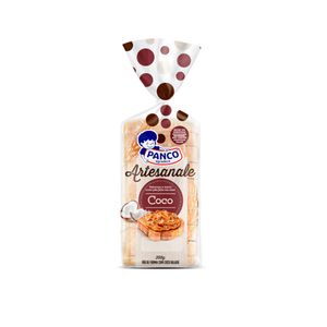 Pão de Forma Panco Artesanale Coco 350g