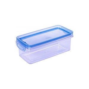 Pote Plasútil Organizador Trava Mais Retangular Cristal 875ml un