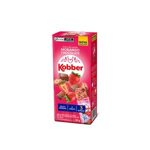 Cereal Barra Kobber Morango com Chocolate 60g
