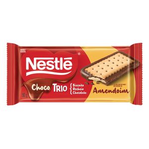 Chocolate Nestlé Choco Trio Recheio Amendoim 90g