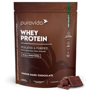 Proteínas Puravida Whey Protein Isolado Dark Chocolate 450g