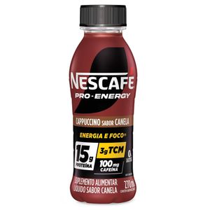 Bebida Nescafe ProEnergy 15GProt 100Mg Cafeína 5gTCM Canela 270ml