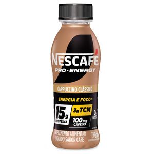 Bebida Nescafe ProEnergy 15GProt 100Mg Cafeína 5gTCM Cappuccino 270ml