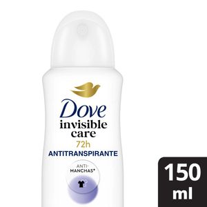 Desodorante Antitranspirante Aerosol Dove Invisible Care 150ml