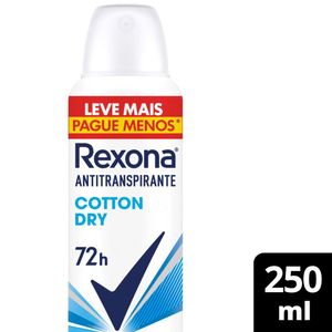 Desodorante Rexona Cotton Dry Leve Mais Pague Menos Aerosol 250ml