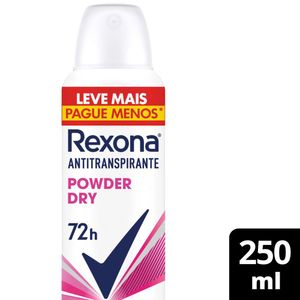 Desodorante Rexona Powder Dry Leve Mais Pague Menos Aerosol 250ml