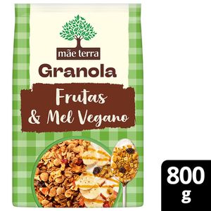 Granola Mãe Terra Vegano Frutas & Mel 800g