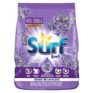 Lava Roupas Surf Lavanda Sachê 800g