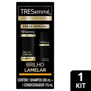 Shampoo 350ml + Condicionador 175ml Tresemmé Brilho Lamelar un