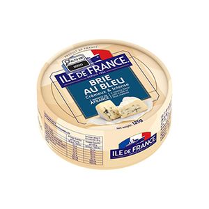 Queijo Brie Ile de France Au Bleu Mofo Azul 125g