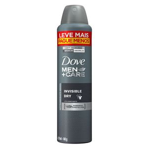 Desodorante Dove Men + Care Invisible Leve Mais Pague Menos Aerosol 250ml