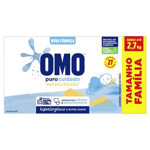 Lava Roupas Omo Puro Cuidado 2,2kg