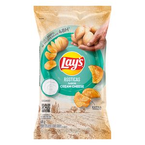 Batata Lays Rústica Cream Cheese 68g