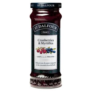 Geleia St Dalfour Cramberry Mirtilos 284g