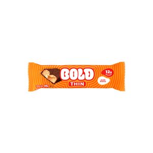 Barra Bold Thin 12g Proteina Zero Açucar Avelã Branco  40g