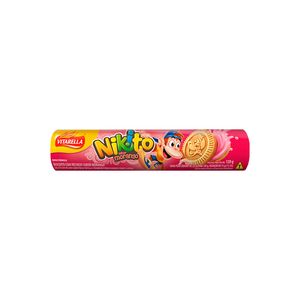 Biscoito Nikito Recheado Morango 120g