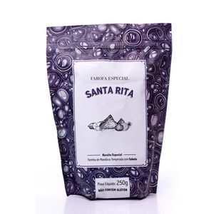 Farofa de Mandioca Santa Rita Pronta com Cebola 250g