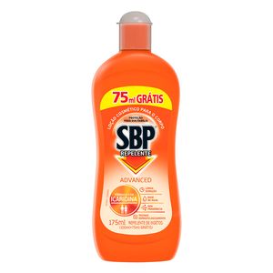 Repelente Sbp sem Fragrância Advanced 175ml grátis 75ml un