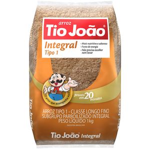 Arroz Tio João Integral Tipo 1 1kg