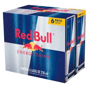 Energético Red Bull Inviolável com 6 Lata 250ml