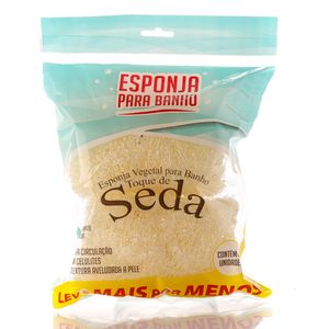 Esponja Vegetal Toque de Seda para Banho 2Unidades