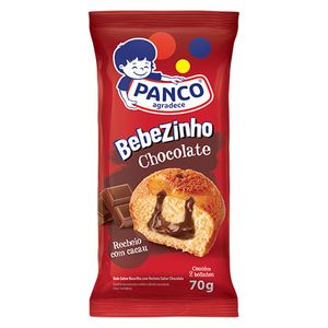 Bolo Panco Bebezinho Recheado com Chocolate com 2Unidades 70g