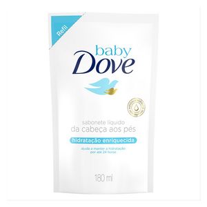Sabonete Líquido Dove Baby Hidratação Enriquecedora Refil 180ml