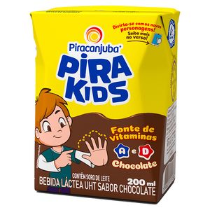 Bebida Láctea Pirakids Chocolate 200ml