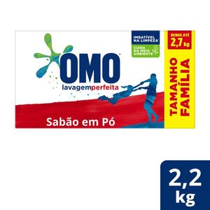 Lava Roupas Omo Lavagem Perfeita 2,2kg