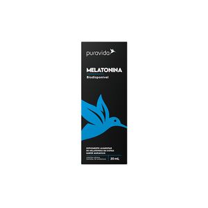 Melatonina Pura Vida Biodisponível Maracujá em Gotas 20ml