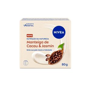 Sabonete Nivea Vegetal Manteiga de Cacau & Jasmim 80g