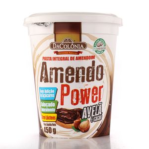 Pasta Amendoim Dacolônia Amendopower Avela e Cacau 450g