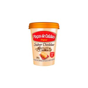 Requeijão Poços de Caldas Cheddar 200g