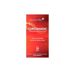Curcumina Pura Vida Curcumagic 95% Curcuminoides 30 Cápsulas un