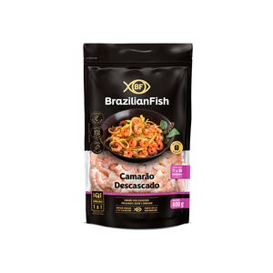 Camarão Brazilian Fish Descascado Cinza 71/98 com 400g