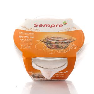 Assadeira Terrina Redonda com Tampa 1,3lt