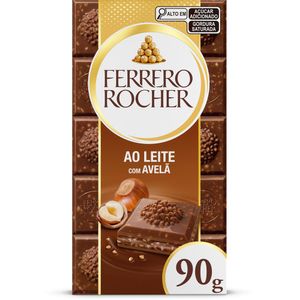 Chocolate Ferrero Rocher Tablete ao Leite 90g