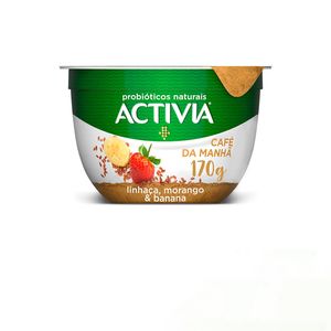 Leite Fermentado Activia Café da Manhã Linhaca 170 g