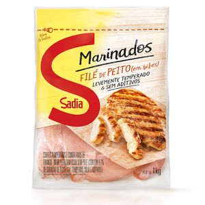 Filé de  Peito de  Frango Sadia Bifes Marinados 1a1 1kg