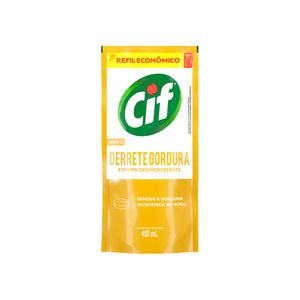 Limpador Cif Cozinha Removedor de Gorduras Refil 450ml