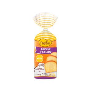 Pão Brioche Paderri Fatiado 350g