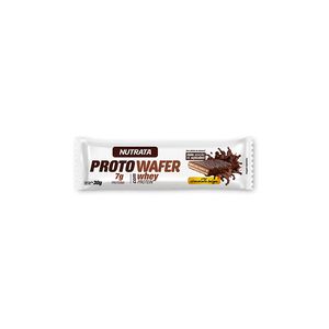 Barra Nutrata Protowafer 7g Proteína Zero Açucar Chocolate Belga 30g