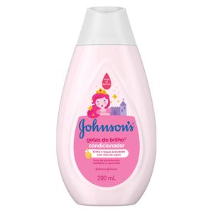 Condicionador Cabelos Johnson's Kids Gotas de Brilho 200ml