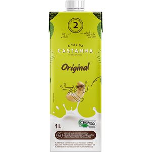Bebida de Castanha de Caju A Tal Da Castanha Orgânica Original 1lt