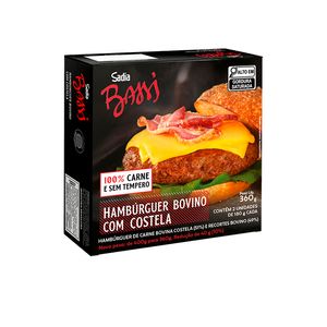 Hamburguer Sadia Bassi Costela 360g