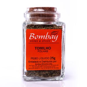 Tomilho Bombay em Folhas Vidro 25 g