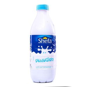 Leite Shefa Desnatado Garrafa 1lt