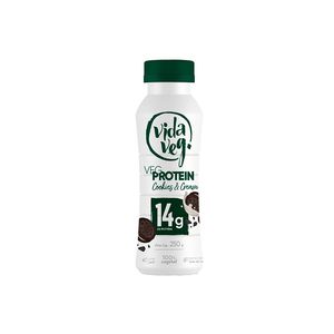 Iogurte Vida Veg Protein 14g Vegano Coockies & Cream 250g