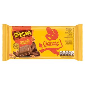 Chocolate Garoto Tablete Crocante 80g