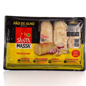Pão de Alho Santa Massa Tradicional 400g